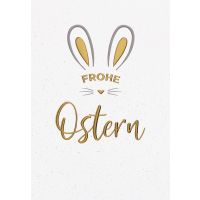 Ostern - unverpackt plastikfrei - Glückwunschkarte...