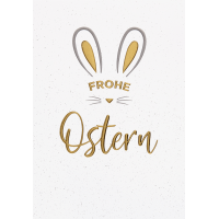 Ostern - unverpackt plastikfrei - Glückwunschkarte...