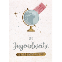 Jugendweihe - Geldkarte - unverpackt plastikfrei -...