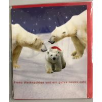 Weihnachten - Mini-Karte - Glückwunschkarte 6,5 x...