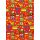 Geschenkpapier Röllchen 70x200 cm Baustellenmotiv Kindergeschenkpapier in rot oder gelb