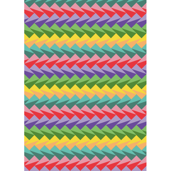 Geschenkpapier – Röllchen - 70x150 cm - bunte Balken