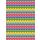 Geschenkpapier – Röllchen - 70x150 cm - bunte Balken