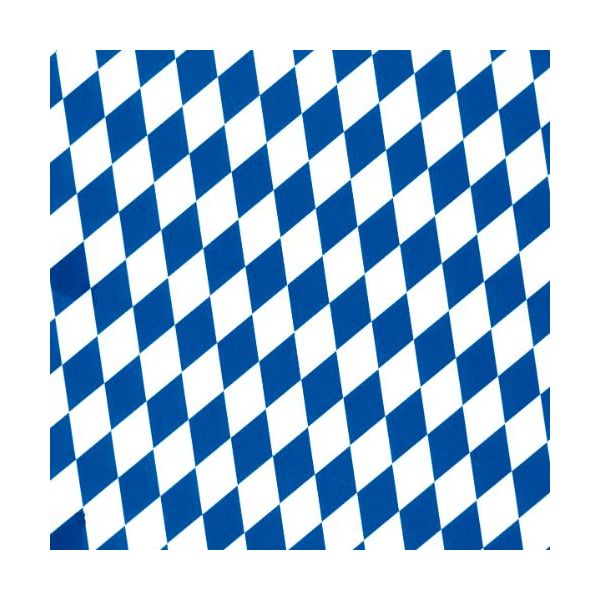 Bayernraute Geschenkpapier Röllchen 70x150 cm blau-weißes Geschenkpapier