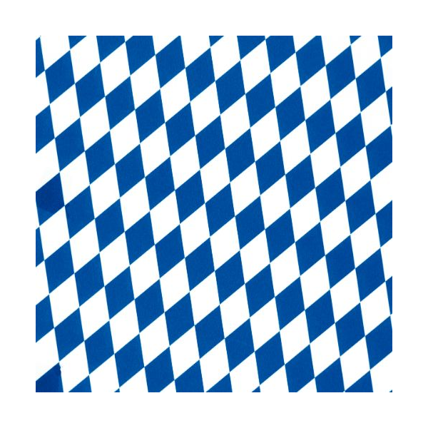 Bayernraute Geschenkpapier Röllchen 70x150 cm blau-weißes Geschenkpapier