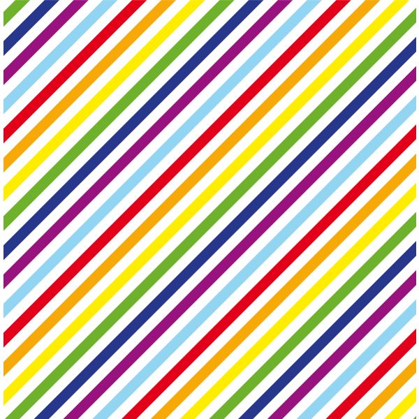 Geschenkpapier – Röllchen - 70x150 cm - bunte Streifen