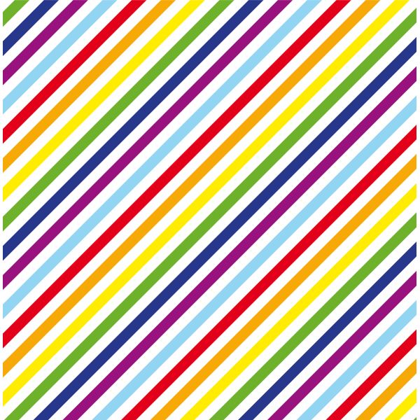 Geschenkpapier – Röllchen - 70x150 cm - bunte Streifen