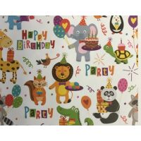 Geschenkpapier Röllchen Kindergeburtstag 70x150 cm...