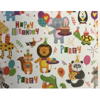 Geschenkpapier Röllchen Kindergeburtstag 70x150 cm...