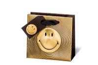 Geschenktasche - CD-Format 14,5 x 15,6 cm - Smiley...