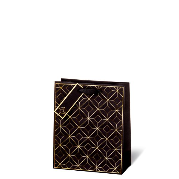 Geschenktasche - Medium – Buch Format23x19x9 cm - Black Art