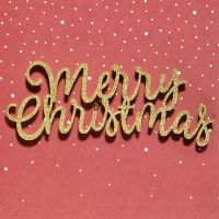 Weihnachten Lettering Quadratische Glückwunschkarte...