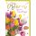 Ostern Karte mit Umschlag bunte Tulpen