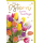 Ostern Karte mit Umschlag bunte Tulpen