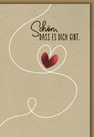 Liebe – Valentinstag - Karte mit Umschlag -...