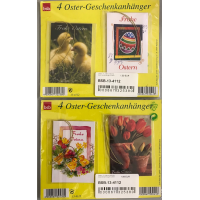 Ostern 4 Geschenkanhänger sortiert Bundle