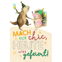 Allgemeine Wünsche Green Line Laser Art Karte mit...