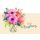 Genesung Green Line Laser Art Karte mit Umschlag Blumen in Vase