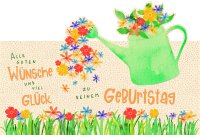 Geburtstag Green Line Laser Art Karte mit Umschlag Blumen...