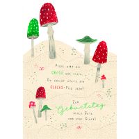 Geburtstag Green Line Laser Art Karte mit Umschlag...