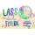 Geburtstag Green Line Laser Art Karte mit Umschlag Discokugel