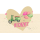Hochzeit Green Line Laser Art Karte mit Umschlag Moped mit bunten Luftballons, Herzen