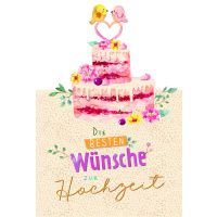 Hochzeit Green Line Laser Art Karte mit Umschlag...