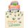 Hochzeit Green Line Laser Art Karte mit Umschlag Auto mit Blumen und Dosen am Heck