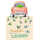 Hochzeit Green Line Laser Art Karte mit Umschlag Auto mit Blumen und Dosen am Heck