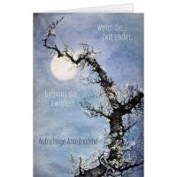 A Trauer Beileidskarte Kondolenzkarte mit Umschlag...