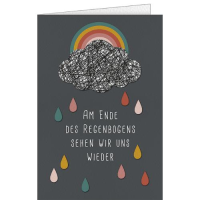 Trauer Beileidskarte Kondolenzkarte mit Umschlag Kindstod...