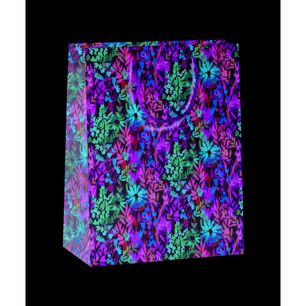 Geschenktasche Geschenktüte Maxi-Format - Large Blossoms – Blumen Bundle 2024