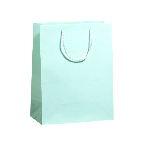 Geschenktasche Geschenktüte Maxi-Format - Large Blue Hearts – blau mit Herzen Bundle 2024