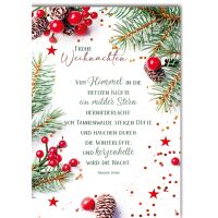 Weihnachten Zweige Gedicht Theodor Storm Weihnachtskarte...