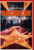 Bachelor - Karte mit Umschlag - Walk of Fame