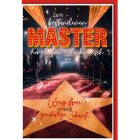 Master Karte mit Umschlag Walk of Fame