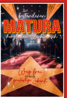 Matura - Karte mit Umschlag - Walk of Fame