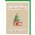 Weihnachten Baum, Geschenke gezeichnet wunderschönes Weihnachtsfest Weihnachtskarte mit Umschlag