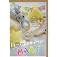 Geburt Baby Freudiges Ereignis Karte mit Umschlag erstes...