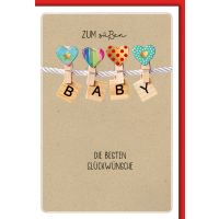 Geburt Baby Freudiges Ereignis Karte mit Umschlag...