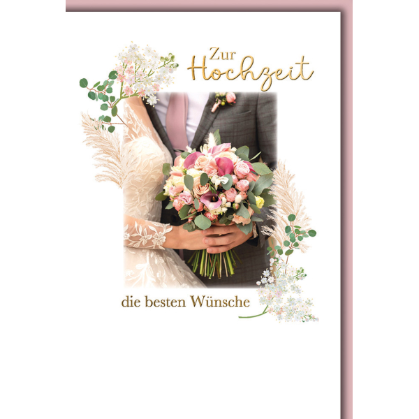 Hochzeitspaar Mit Pfarrer – Süße Miniatur-Dekofigur Für Hochzeitstorte Oder Geschenk