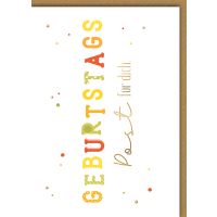 Geburtstag Karte mit Umschlag Post für dich...
