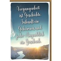 Allgemeine Wünsche Karte mit Umschlag Vergangenheit...
