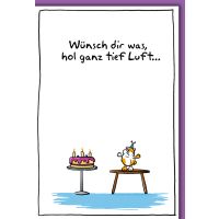 Geburtstag Karte mit Umschlag Hamster