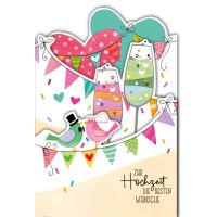 Hochzeitskarten Karte mit Umschlag Vögel, mehrseitig