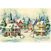 Advent Grußkarte mit Umschlag Adventskalenderkarte...