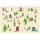 Advent Grußkarte mit Umschlag Adventskalenderkarte Green Line Adventskalender, Weih