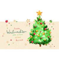 Weihnachten Grußkarte Glückwunschkarte mit...