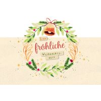 Weihnachten Grußkarte Glückwunschkarte mit...