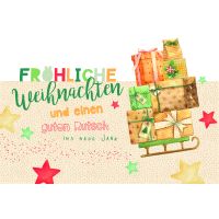 Weihnachten Grußkarte Glückwunschkarte mit...